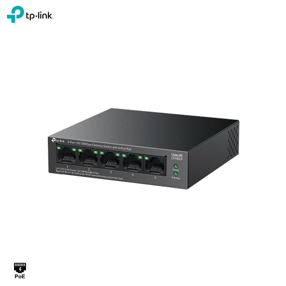 TP-Link LS105LP 4 Port PoE Switch - Image 1