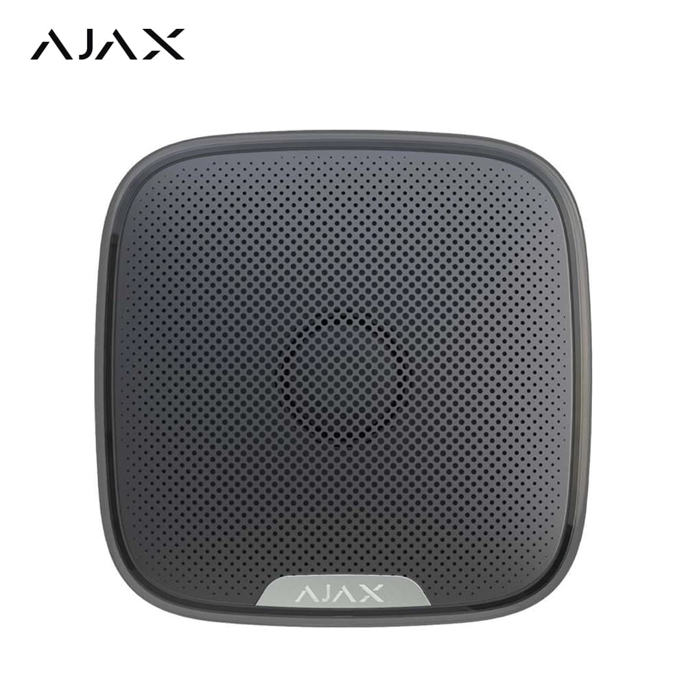 Ajax StreetSiren Kablosuz Harici Ortam Siren Siyah - Image 1
