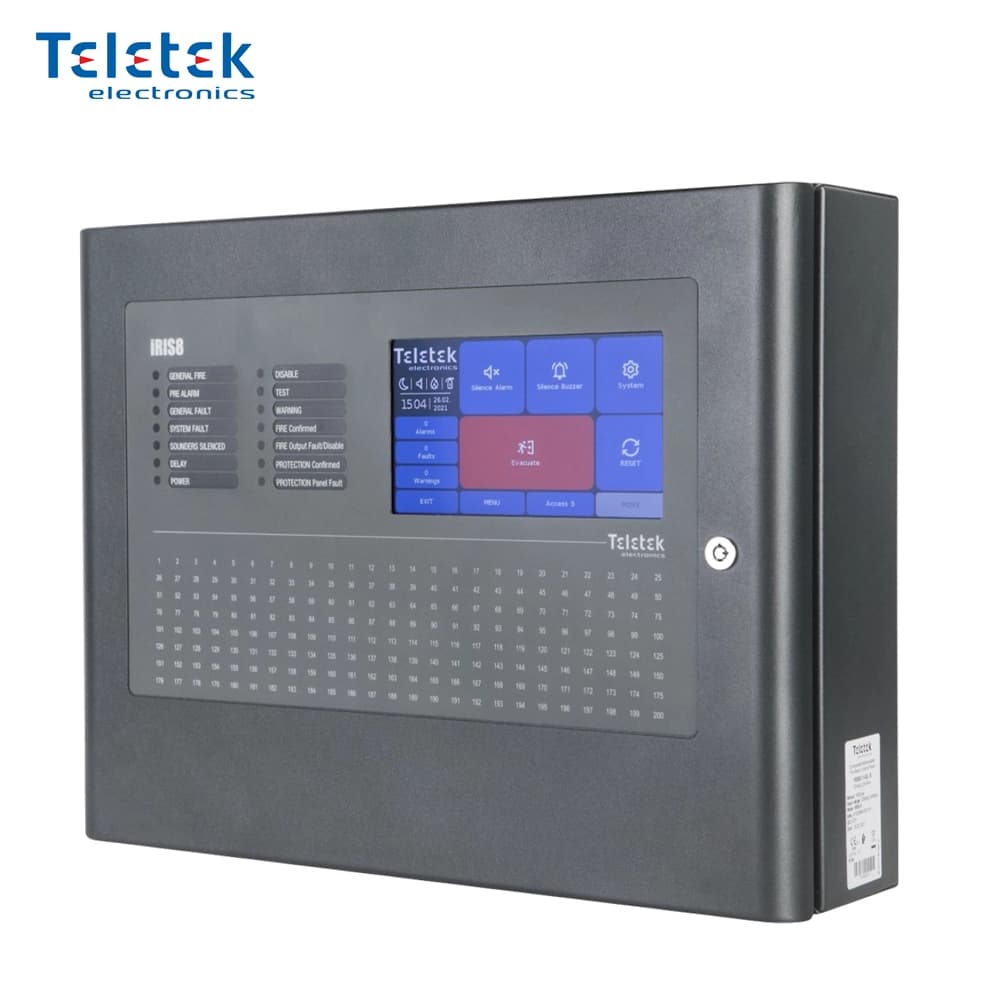 Teletek IRIS8 Adresli 5 Loop Yangın Algılama Paneli - Image 1