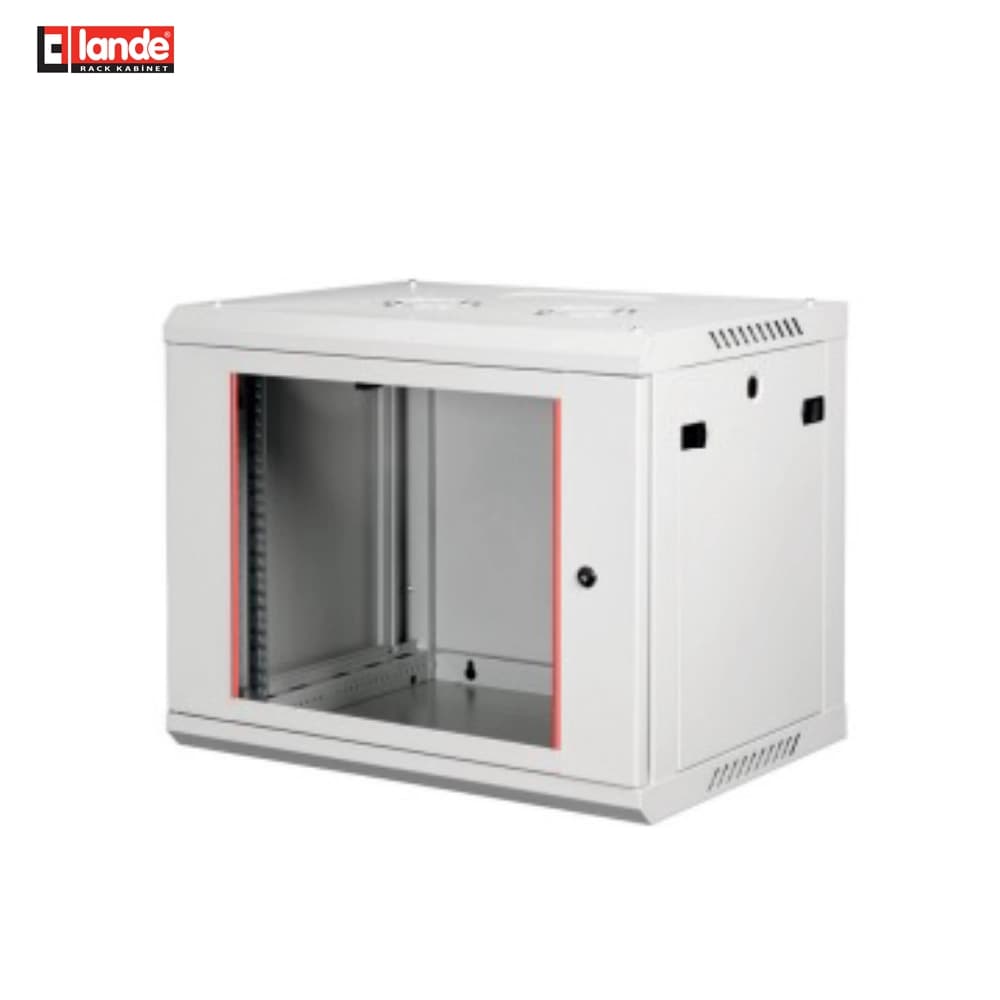 Lande LN-WB-09U6045-CC-A 9U Duvar Tipi Kabinet - Image 1