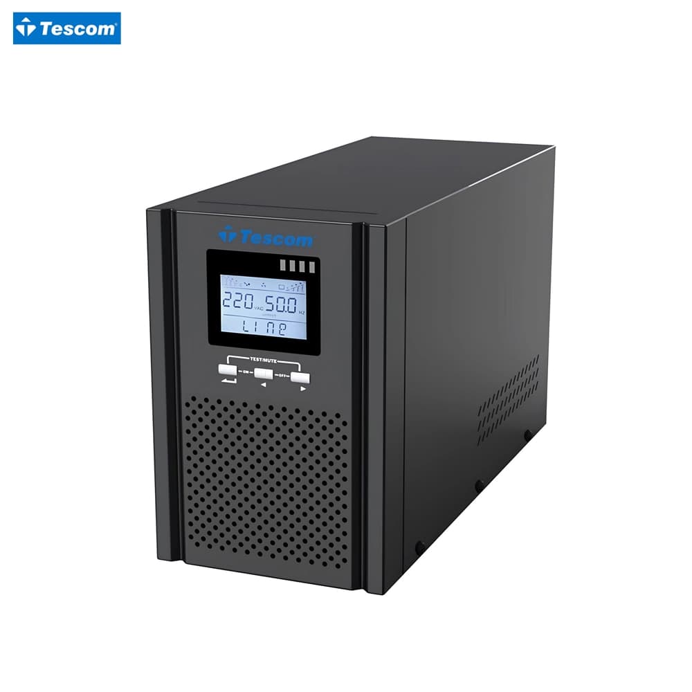 Tescom Teos+ 1 KVA Online Kesintisiz Güç Kaynağı UPS (2x9Ah) - Image 1