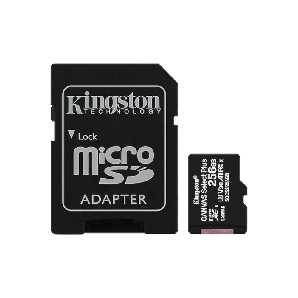Kingstone SDCS3/256GB Canvas 256GB MicroSD Kart - Image 1