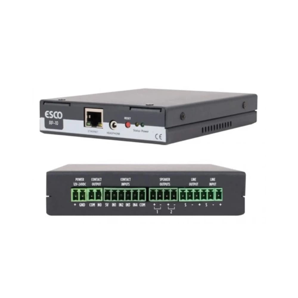 Enorm Esco RP10-1 1 Kanal IP Network Audio Client Modül - Image 1