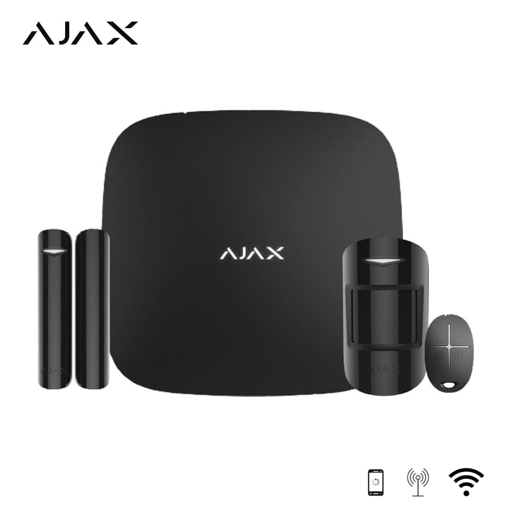 Ajax StarterKit 4G Kablosuz Alarm Seti Siyah - Image 1