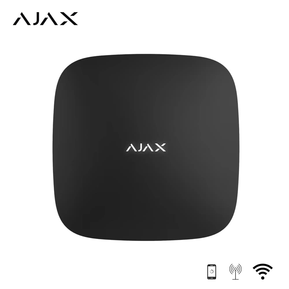 Ajax Hub 4G Kablosuz Alarm Kontrol Paneli Siyah - Image 1
