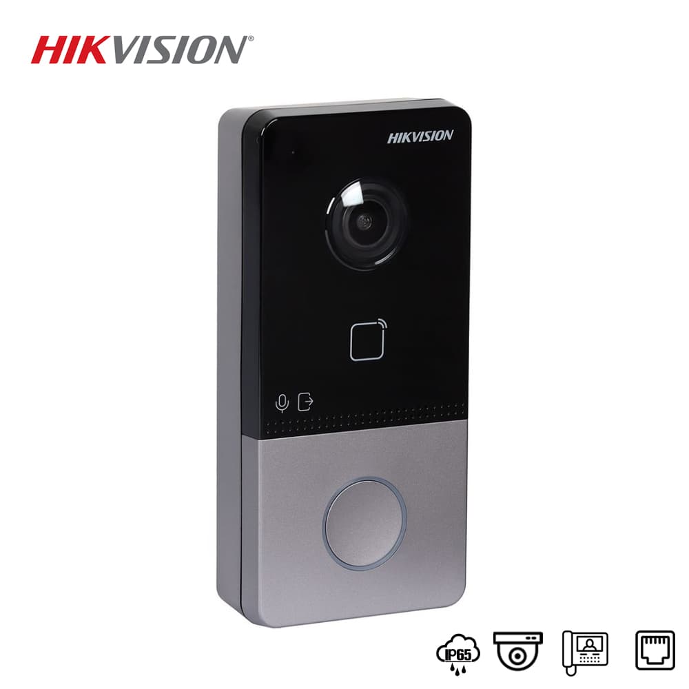 Hikvision DS-KV6113-WPE1 Tekli Villa Tipi IP Zil Butonu - Image 1