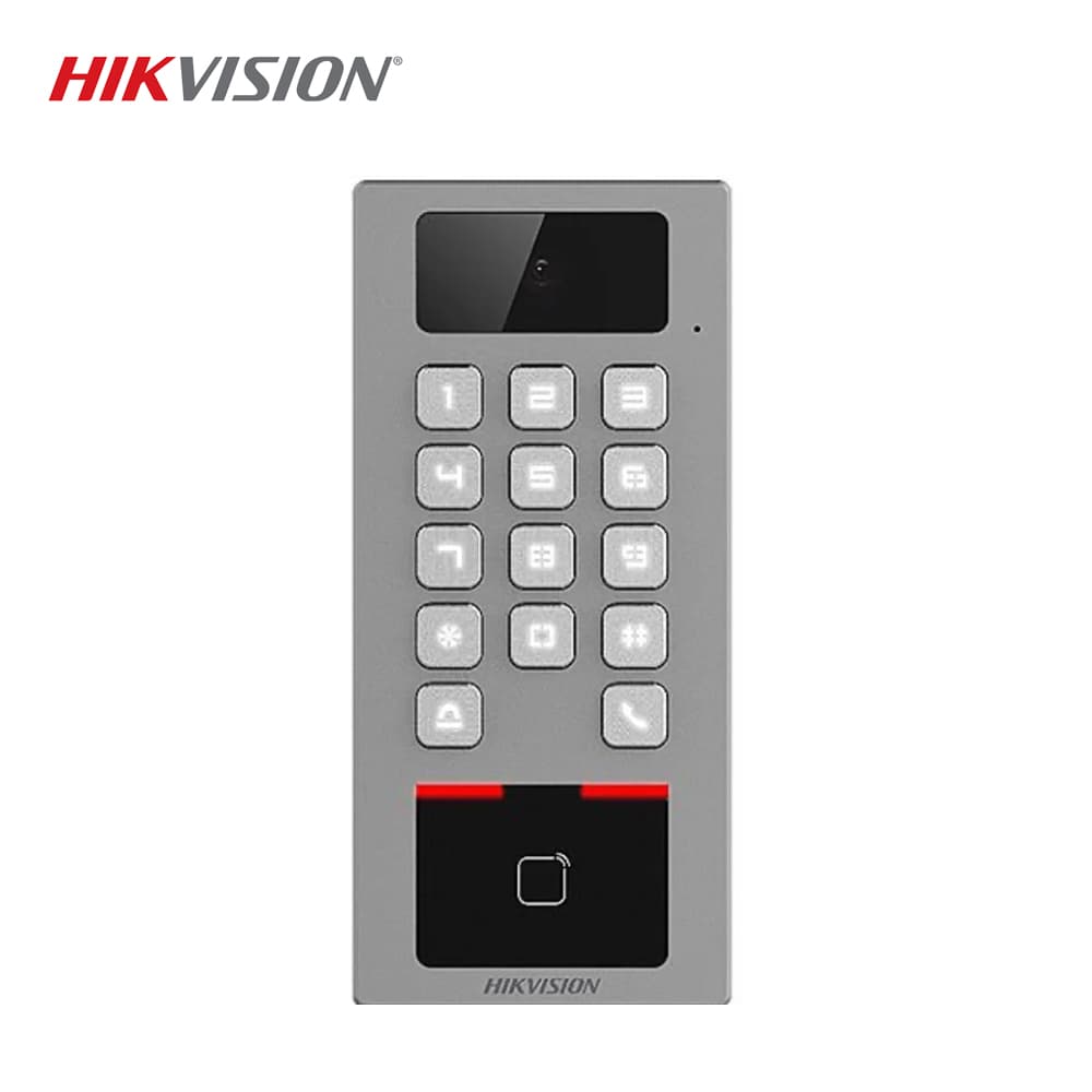 Hikvision DS-K1T502DBFWX-C Access Kontrol ve İnterkom Zil Paneli - Image 1