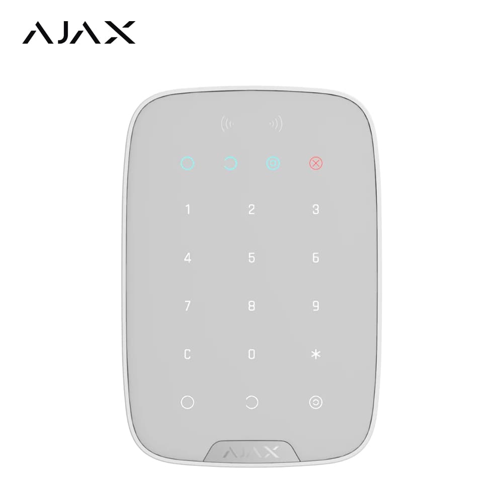 Ajax Keypad Plus Kablosuz Şifre Paneli Beyaz - Image 1