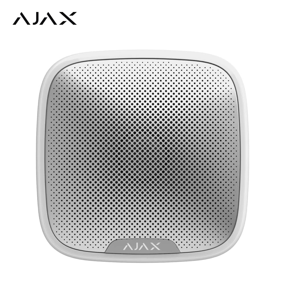 Ajax StreetSiren Kablosuz Harici Ortam Siren Beyaz - Image 1