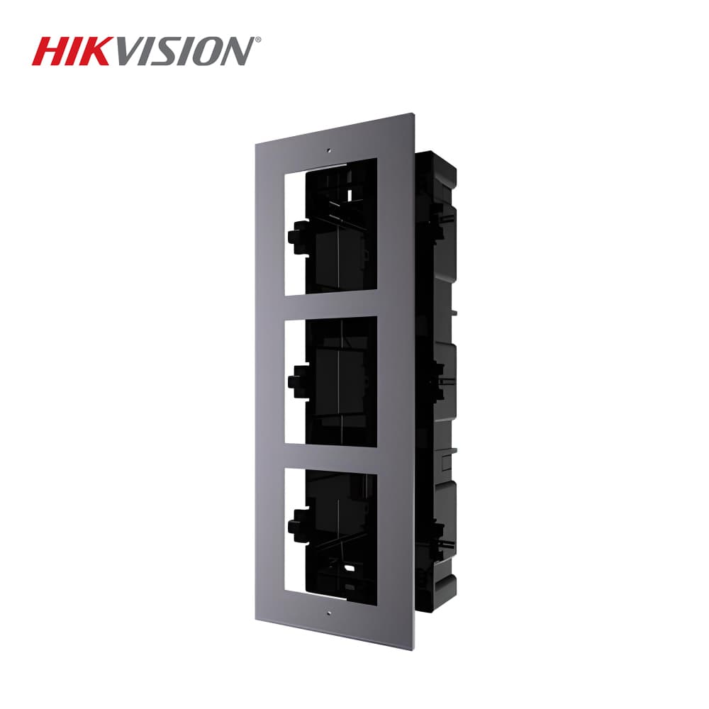Hikvision DS-KD-ACF3/PLASTIC Üçlü İnterkom Modül Braketi - Image 1