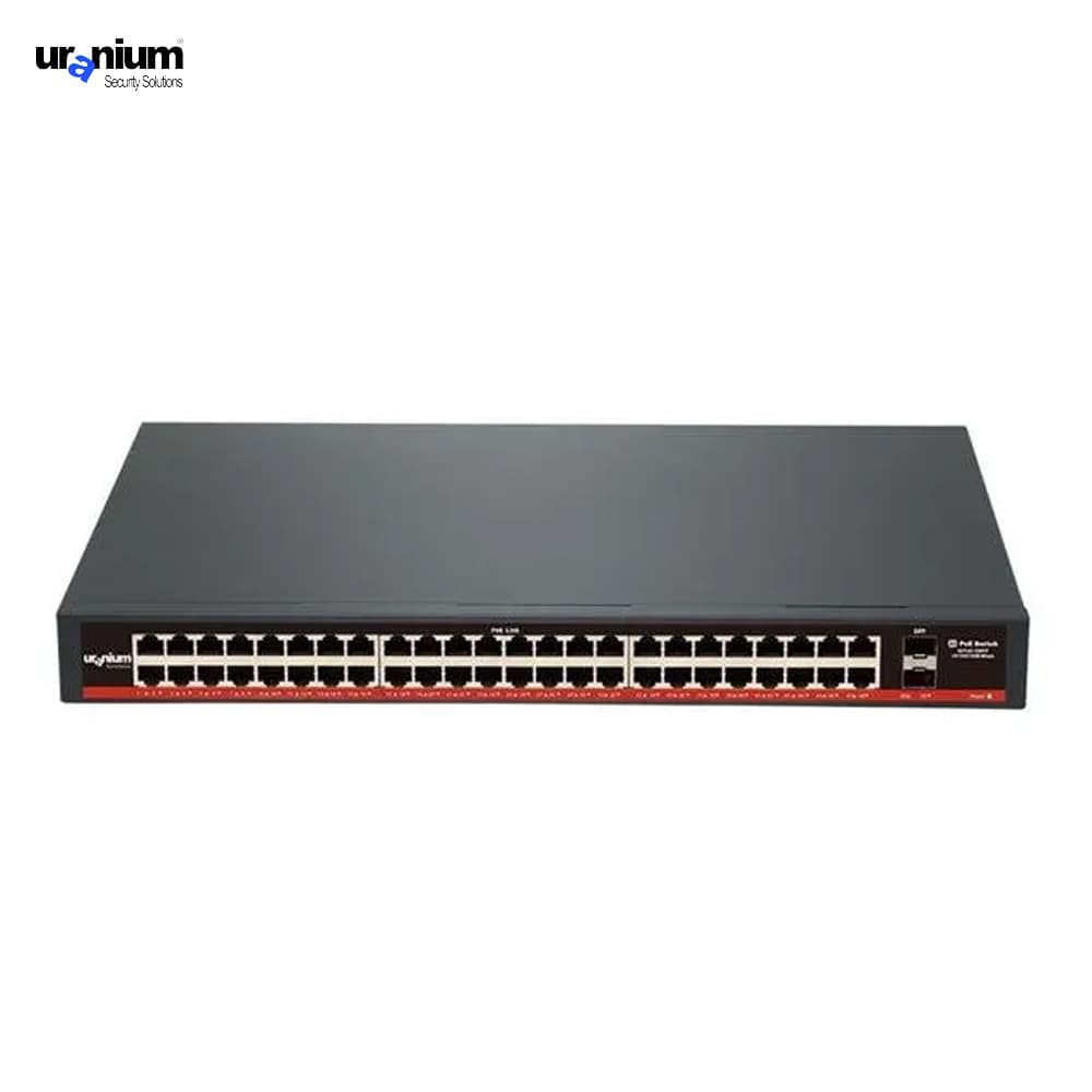 Uranium POE-G4802-800W 48 Port Gigabit PoE Switch - Image 1