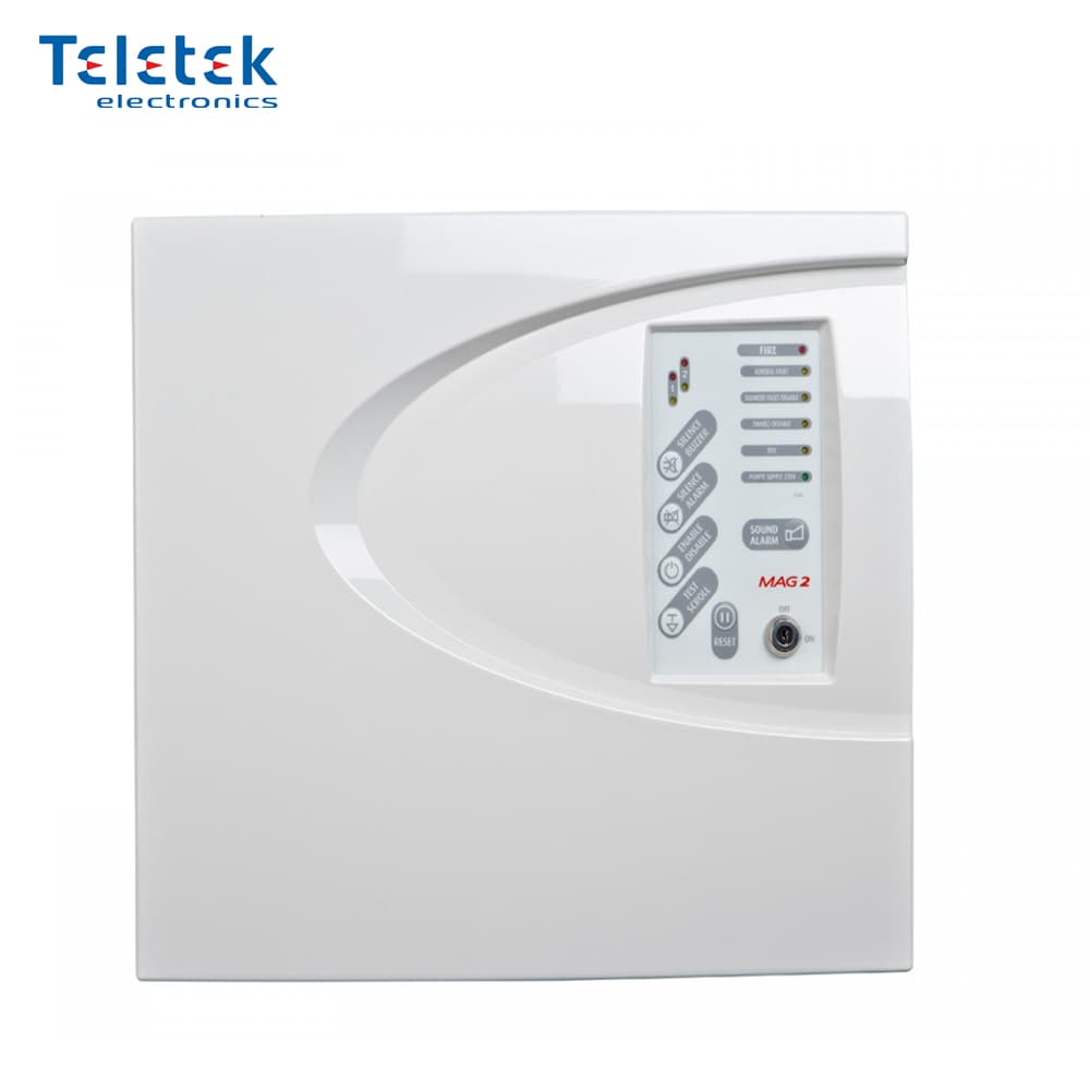 Teletek MAG 2P 2 Zone Konvansiyonel Yangın Alarm Paneli - Image 1