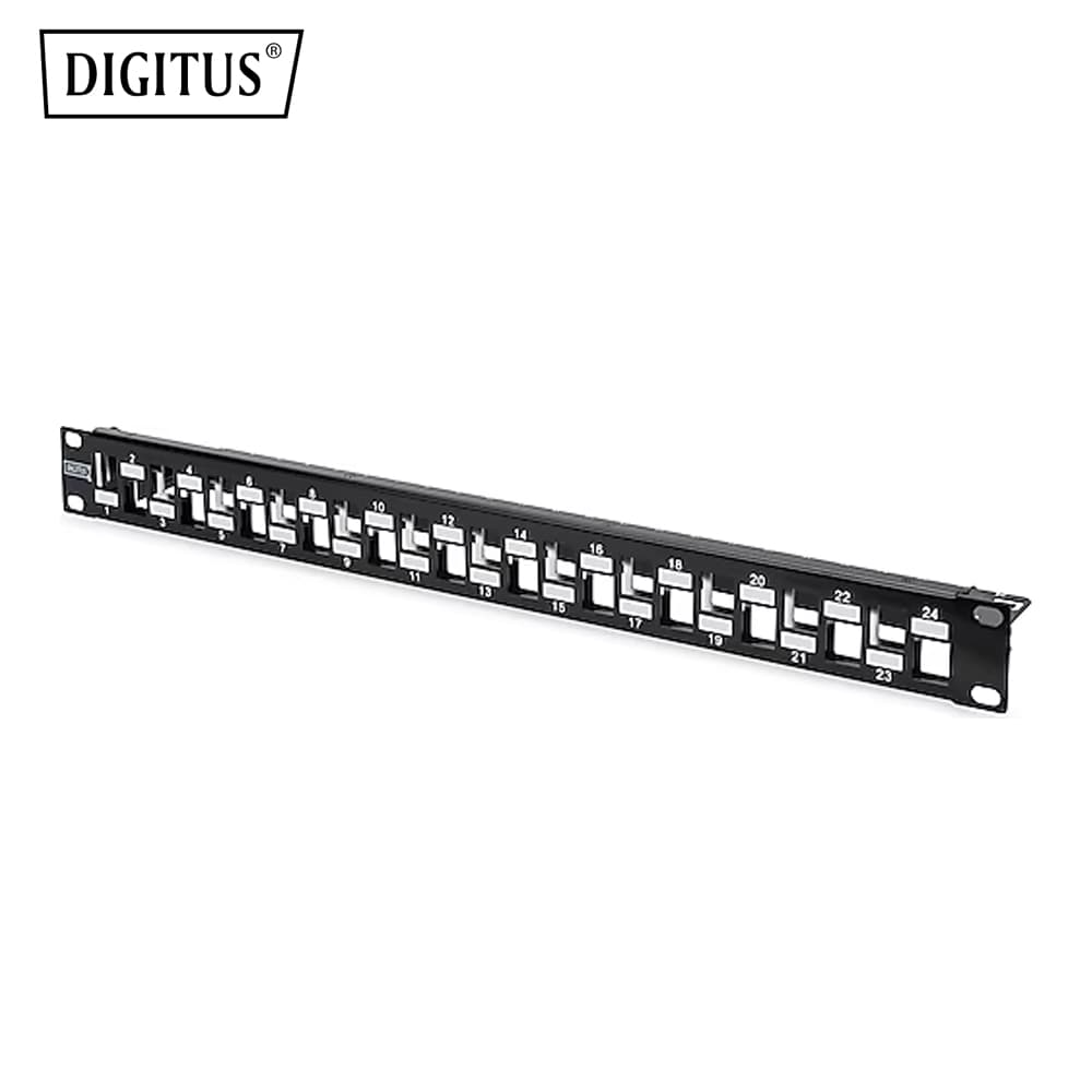 Digitus DN-91412 24 Port CAT6 Patch Panel (Boş) - Image 1