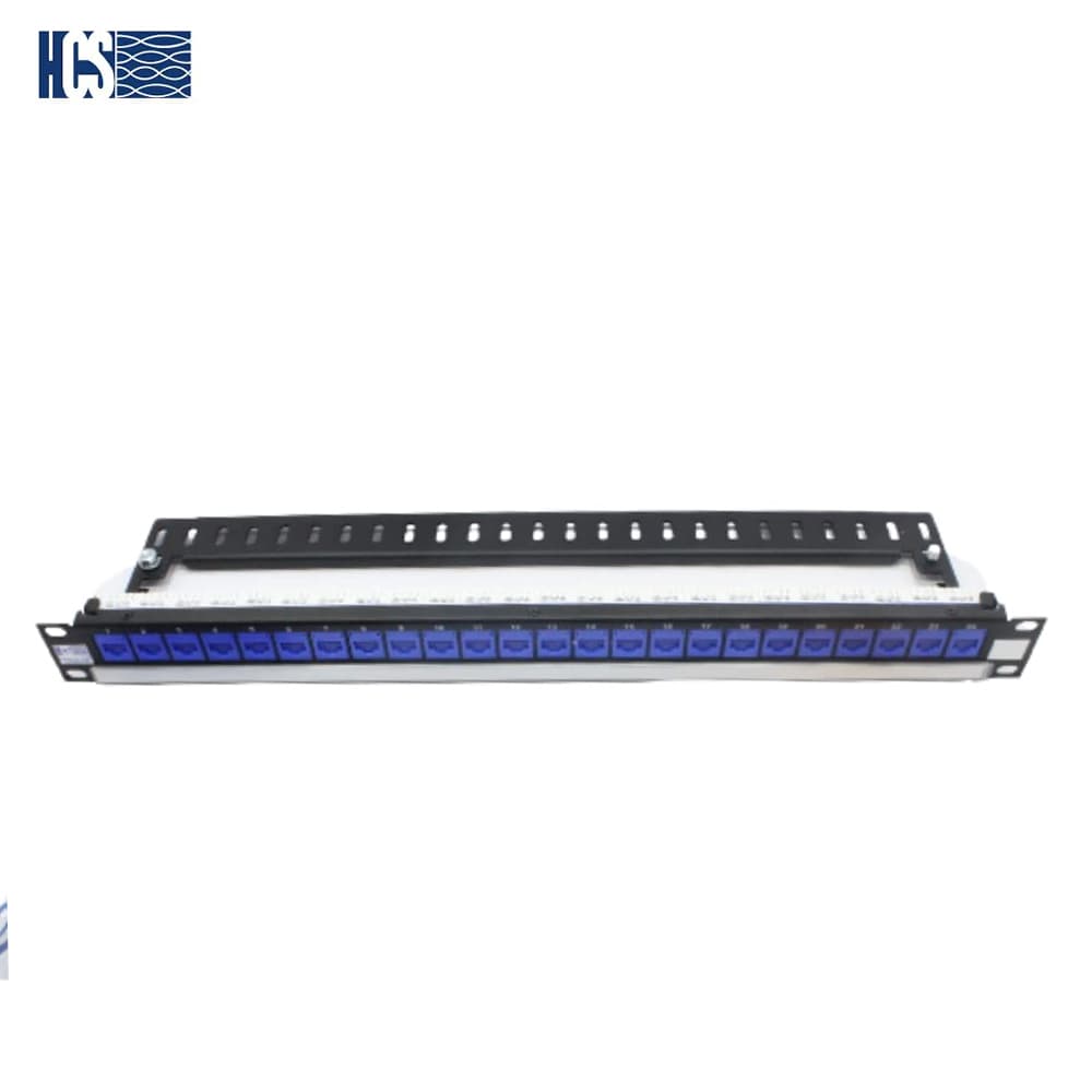 HCS P6E-02403-1U 24 Port CAT6 Patch Panel (Dolu) - Image 1