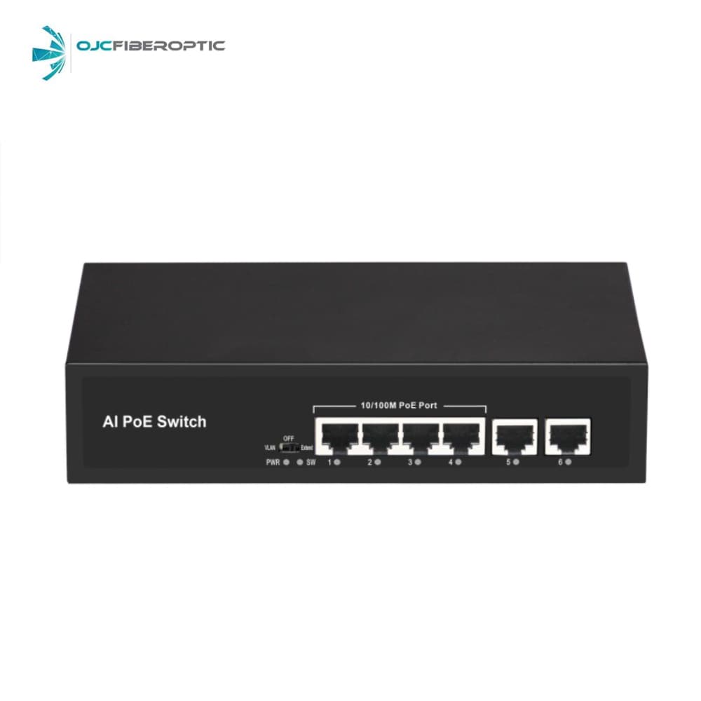 ODS ODS-4P2U 4 Port PoE Switch - Image 1