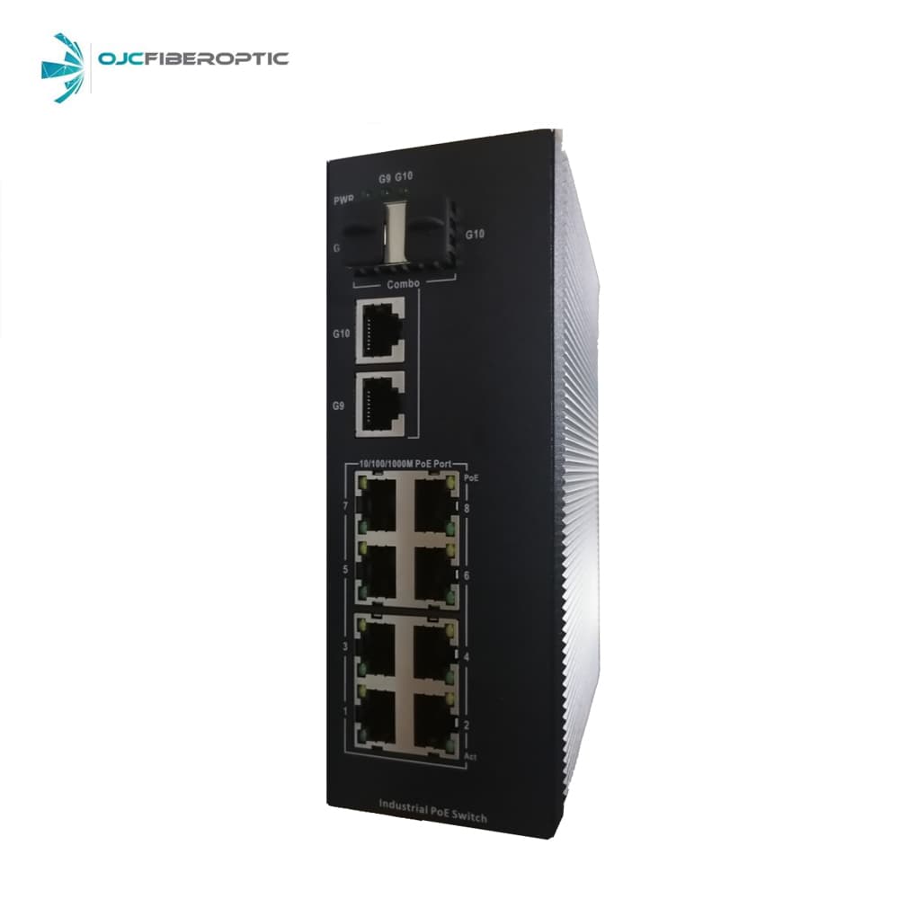 ODS 08VRN600-AFG-82S 8 Port Gigabit Endüstriyel PoE Switch - Image 1