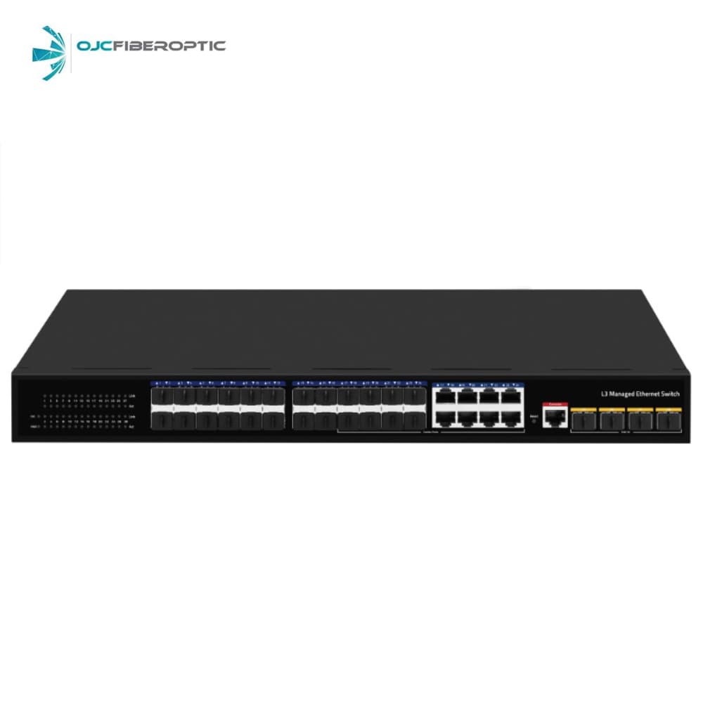 ODS ODS-24S8U410GS 24 Port L3 Gigabit Network Switch - Image 1