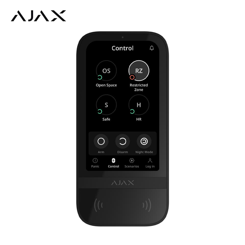 Ajax Keypad Touchscreen Kablosuz Dokunmatik Şifre Paneli - Image 1