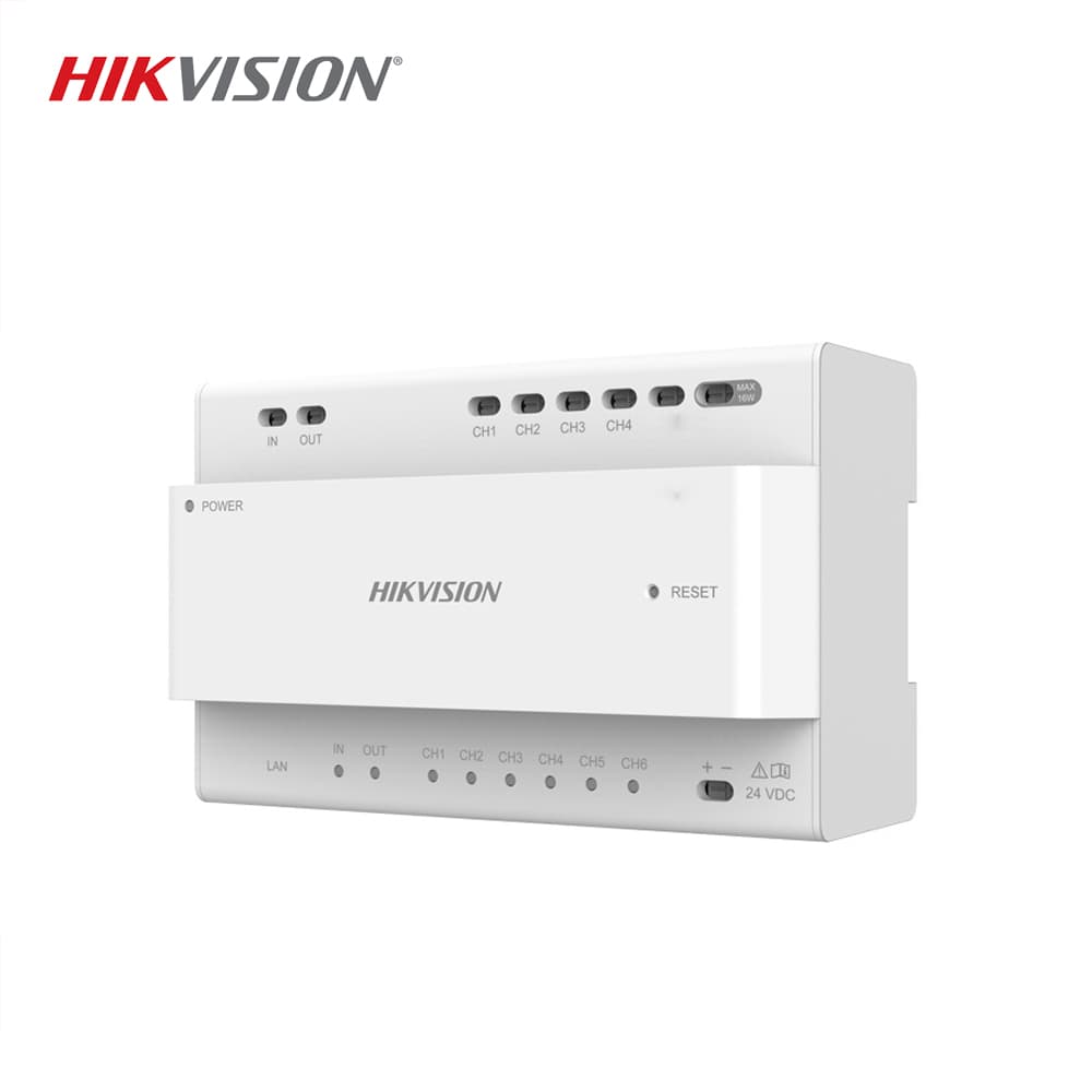 Hikvision DS-KAD704Y 2 Telli 4 Kanal Analog İnterkom Dağıtıcısı - Image 1