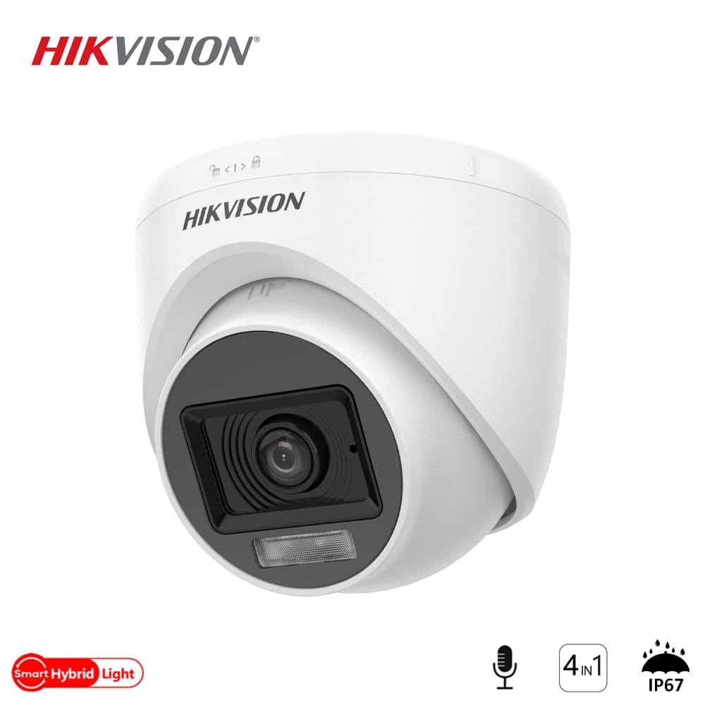 Hikvision DS-2CE76K0T-LPFS 5MP Sesli Analog HD Dome Kamera - Image 1