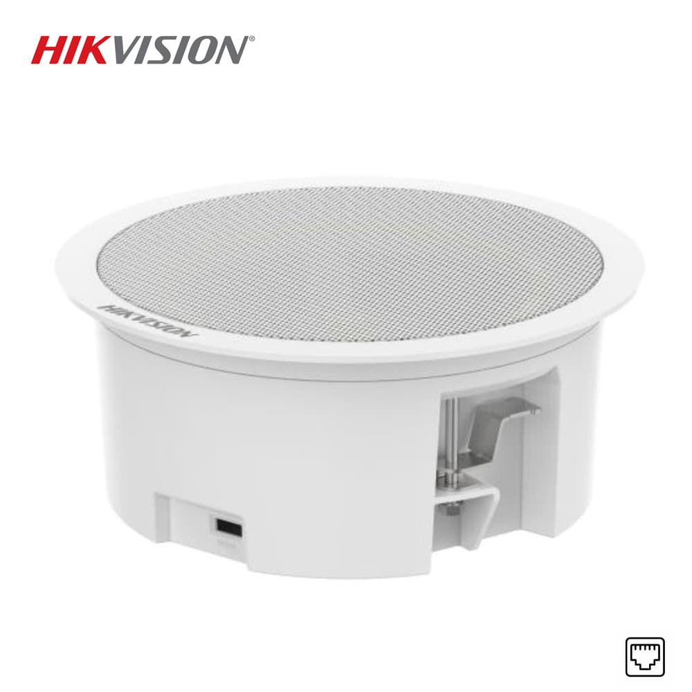 Hikvision DS-QAZ1206G1-BE 6W Network Tavan Hoparlörü - Image 1