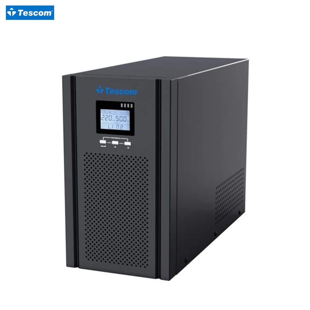 Tescom Teos+ 3 KVA Online Kesintisiz Güç Kaynağı UPS (6x7Ah) - Image 1