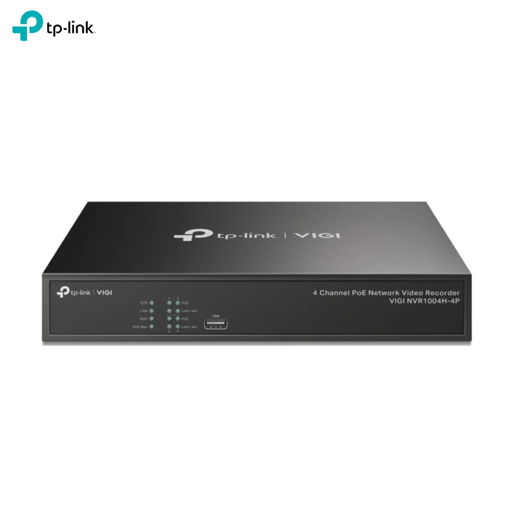 TP-Link VIGI NVR1004H-4P 4 Kanal PoE NVR Kayıt Cihazı - Image 1