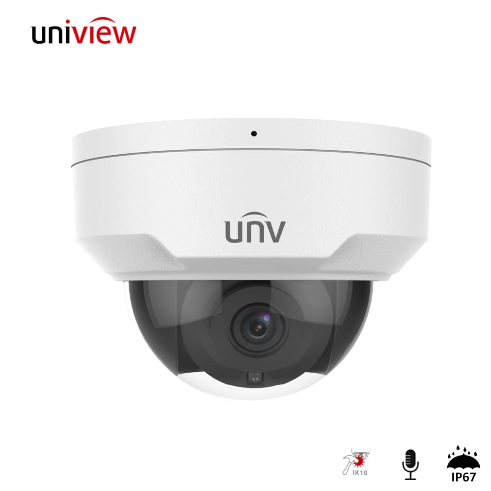 UNV Uniview IPC322LB-ASF28K-A 2MP Sesli IP Dome Kamera - Image 1