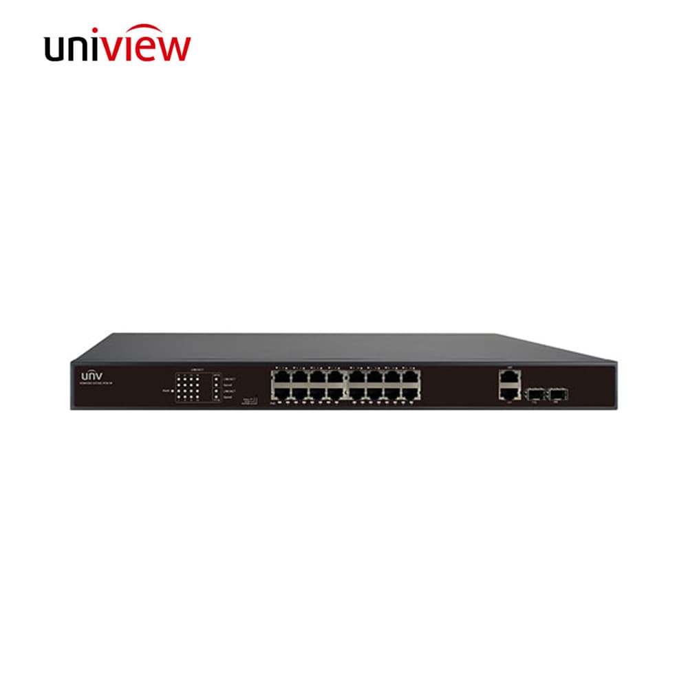 UNV Uniview NSW2010-16T2GC-POE-IN 16 Port PoE Switch - Image 1