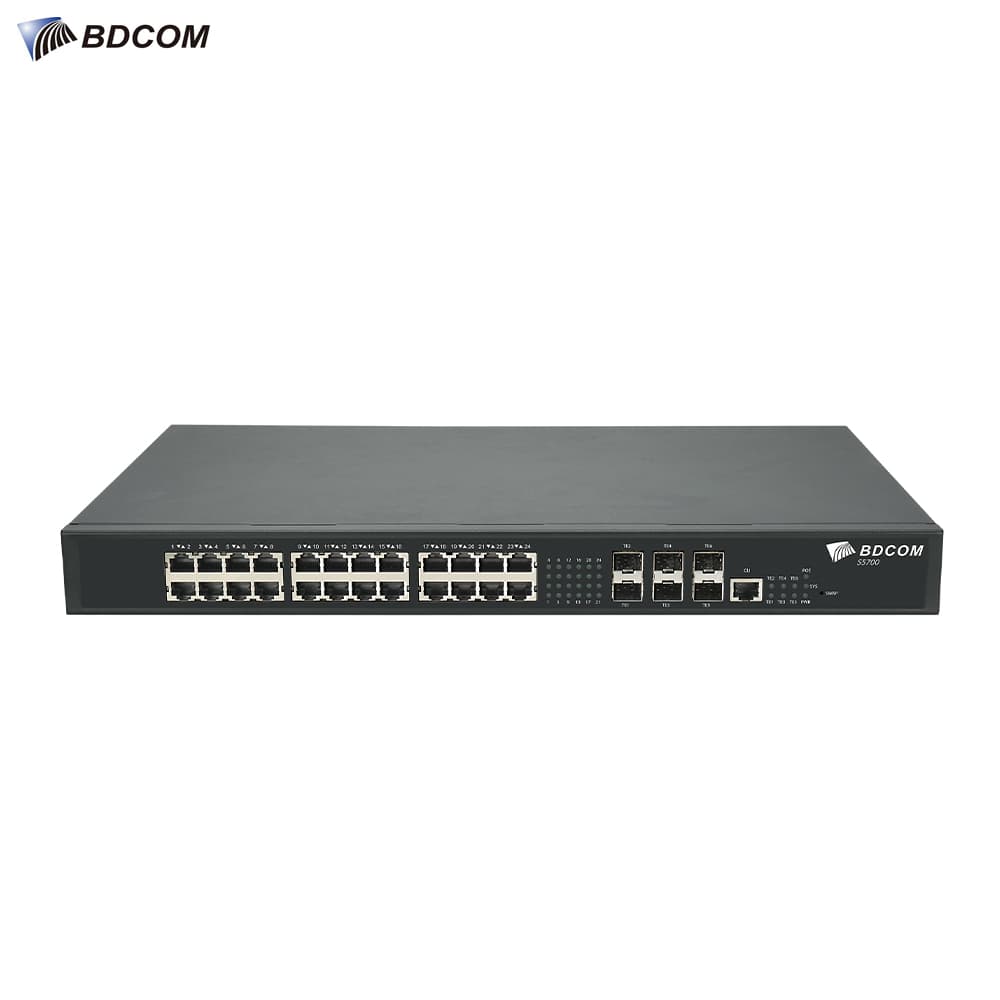 BDCOM S5700-24EP6X 24 Port 2.5 Gigabit Network PoE Switch - Image 1