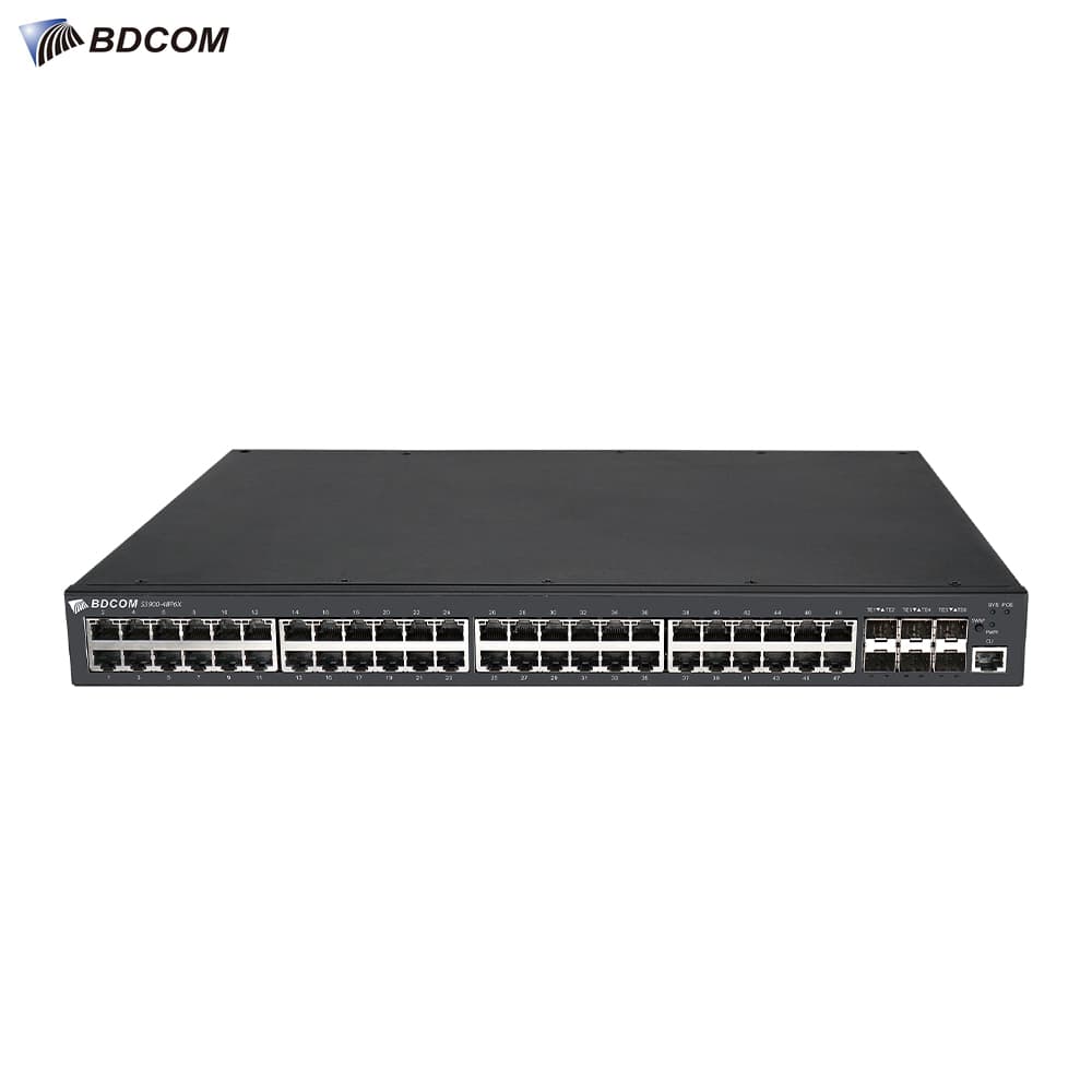 BDCOM S3900-48P6X 48 Port Gigabit Network PoE Switch - Image 1