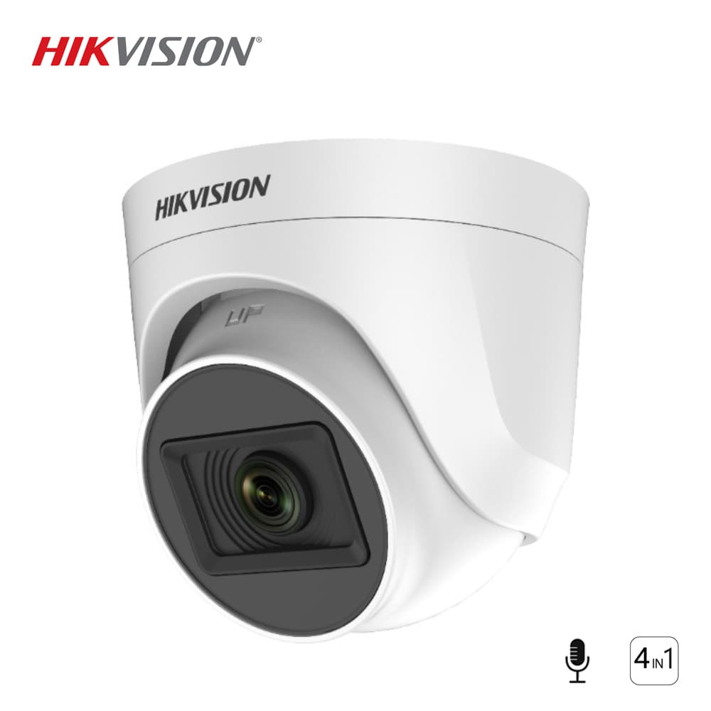 Hikvision DS-2CE76D0T-ITPFS 2MP Analog HD Sesli Dome Kamera - Image 1