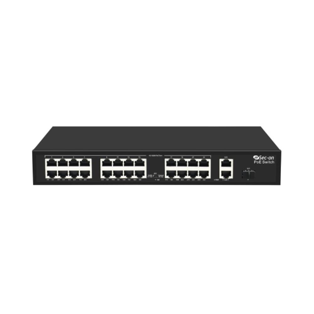 Sec-On SC-H3025 24 Port PoE Switch - Image 1