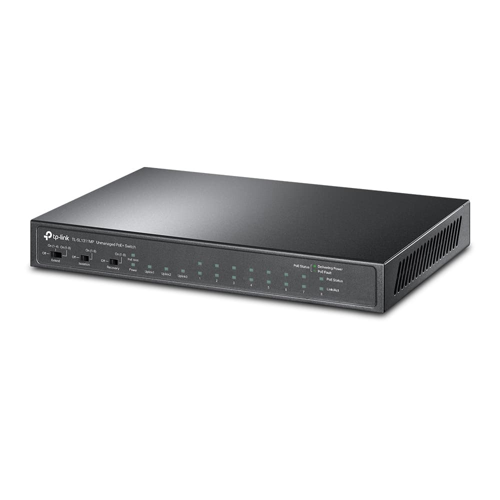 TP-Link TL-SG1210MP 8 Port PoE Switch - Image 1