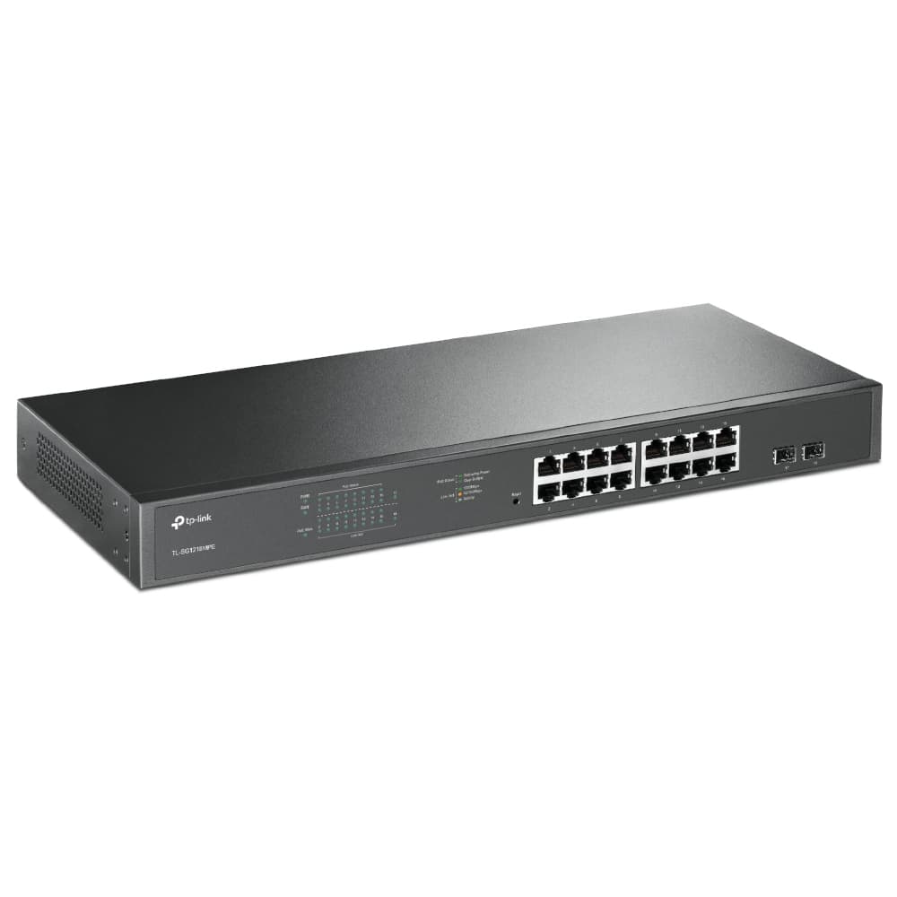 TP-Link TL-SG1218MPE(UN) 16 Port Gigabit PoE Switch - Image 1
