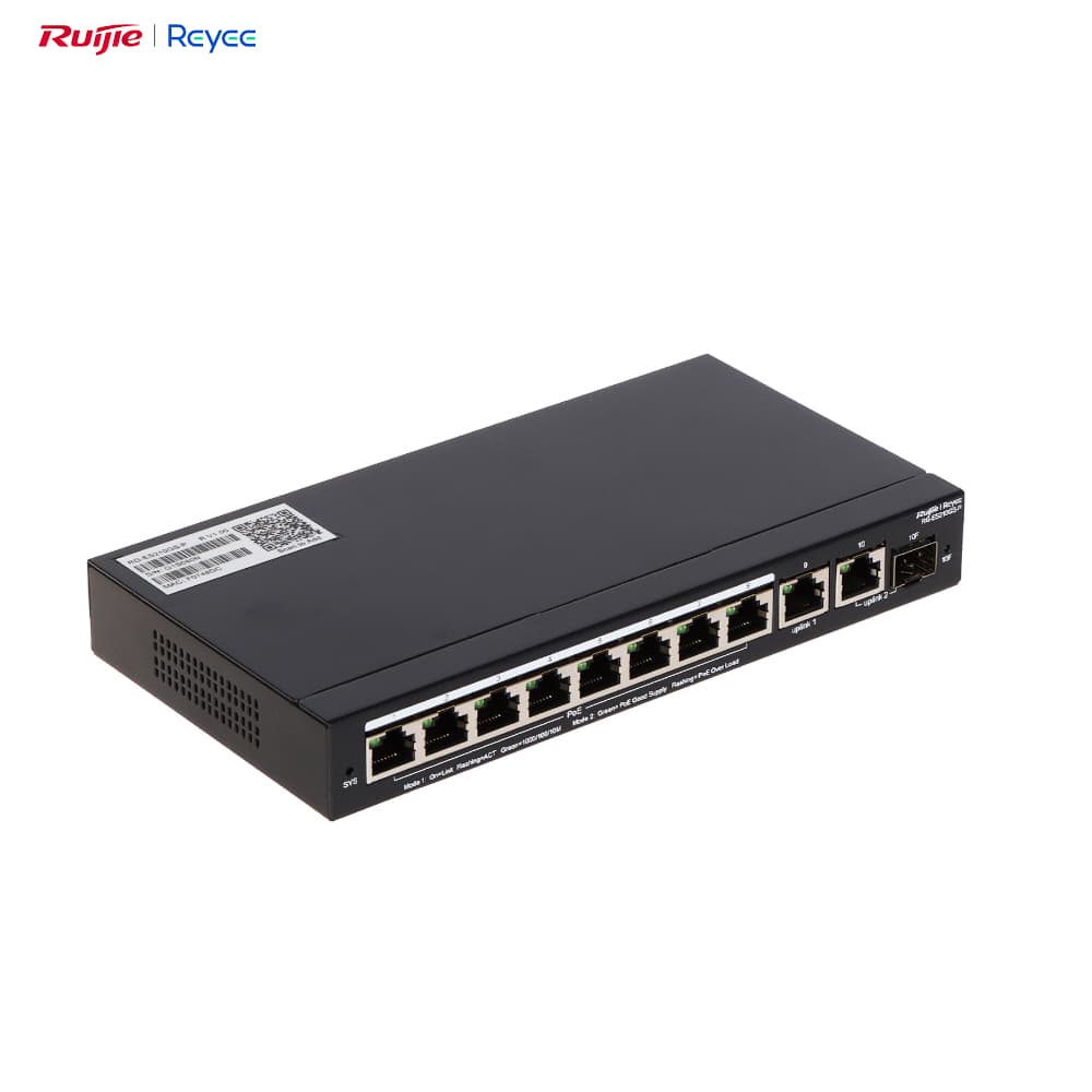 Ruijiee Reyee RG-ES210GS-P 8 Port Gigabit PoE Switch - Image 1