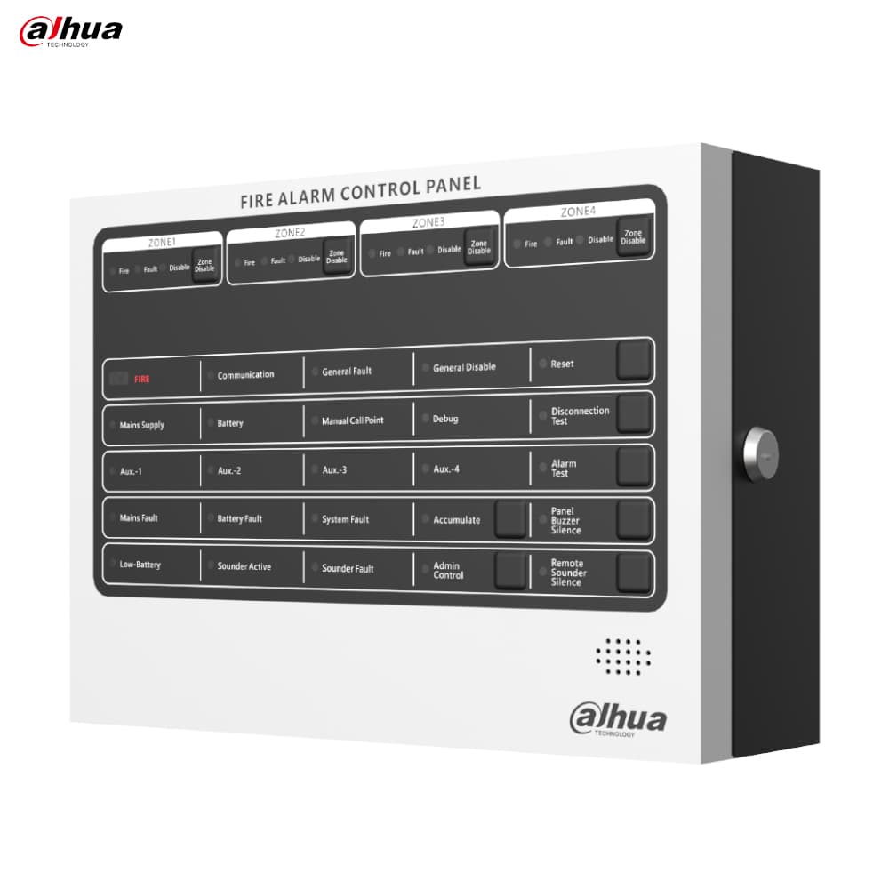 Dahua HY-C102-8 8 Bölgeli Konvansiyonel Yangın Alarm Paneli - Image 1